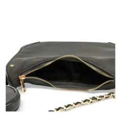 Sac à Main NOIR Femme Motif Uni