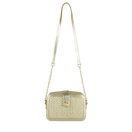 Sac à Main OR Femme Motif Tressé
