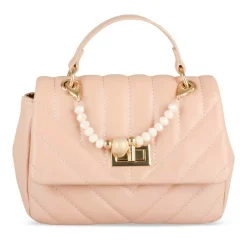 Sac à Main ROSE Femme Motif Perle