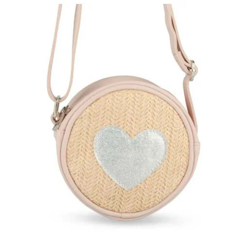 Sac à Main ROSE Fille Motif Coeurs