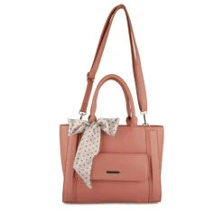Sac à Main ROUGE Femme Motif A Pois