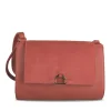Sac à Main ROUGE Femme Motif Uni