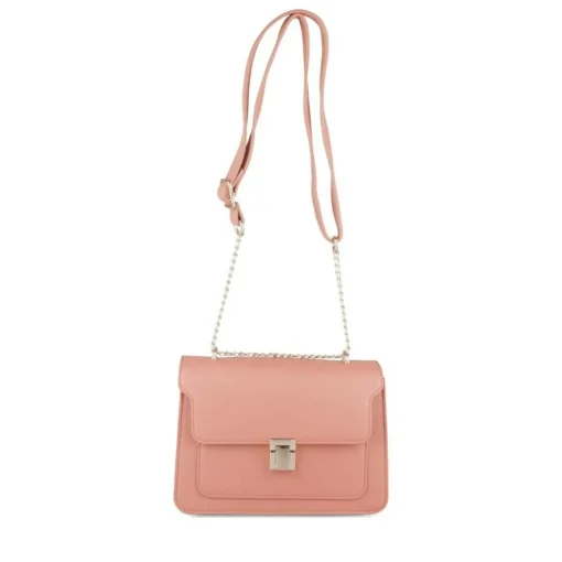 Sac à Main ROUGE Femme Motif Uni
