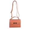 Sac à Main ROUGE Femme Motif Uni
