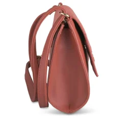 Sac à Main ROUGE Femme Motif Uni