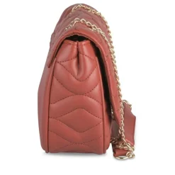 Sac à Main ROUGE Femme Motif Uni