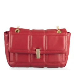 Sac à Main ROUGE Femme Motif Uni