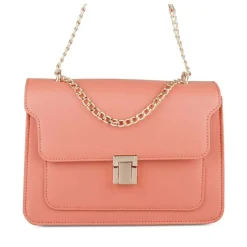 Sac à Main ROUGE Femme Motif Uni