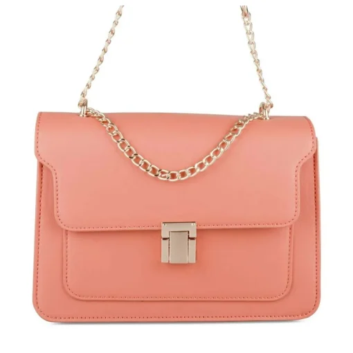 Sac à Main ROUGE Femme Motif Uni