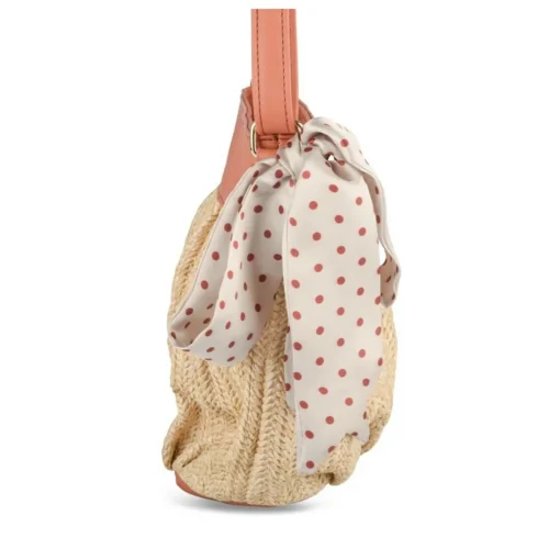 Sac à Main ROUGE Femme Motif A Pois