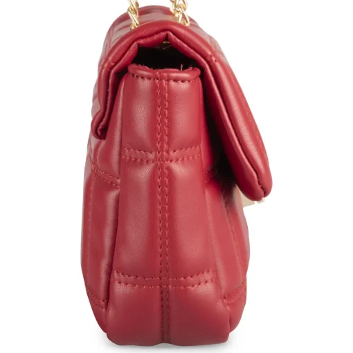 Sac à Main ROUGE Femme Motif Uni