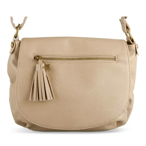 Sac à Main TAUPE Femme Motif Uni