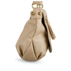 Sac à Main TAUPE Femme Motif Uni