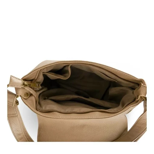 Sac à Main TAUPE Femme Motif Uni