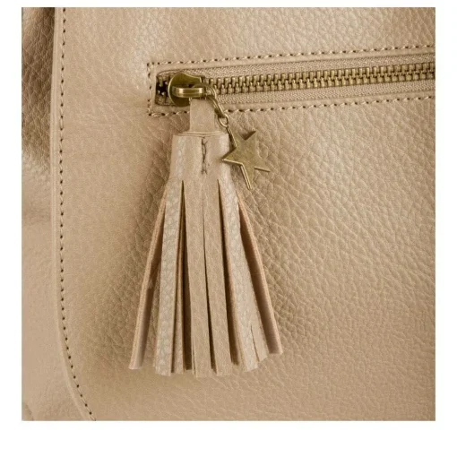 Sac à Main TAUPE Femme Motif Uni