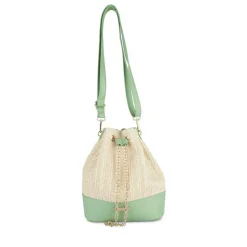 Sac à Main VERT Femme Motif Uni