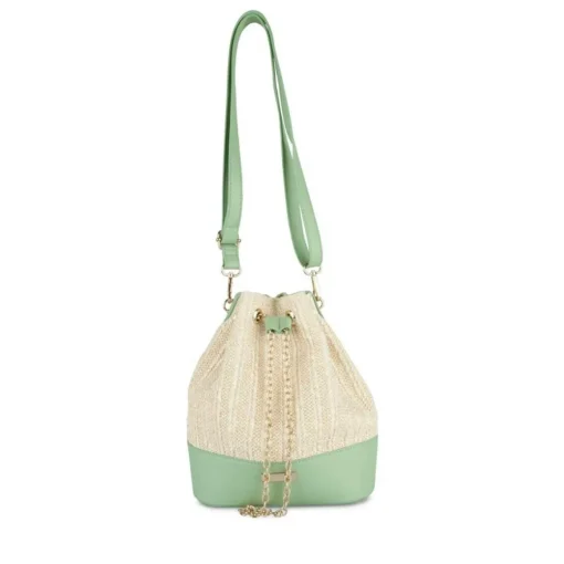 Sac à Main VERT Femme Motif Uni