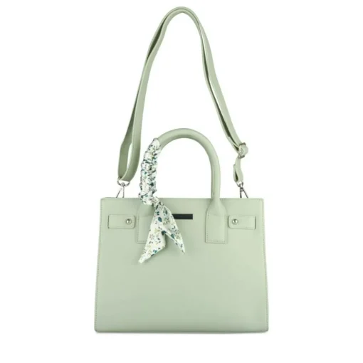 Sac à Main VERT Femme Motif Fleuri