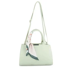 Sac à Main VERT Femme Motif Fleuri