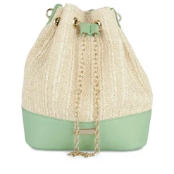 Sac à Main VERT Femme Motif Uni
