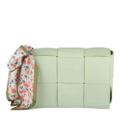 Sac à Main VERT Femme Motif Fleuri
