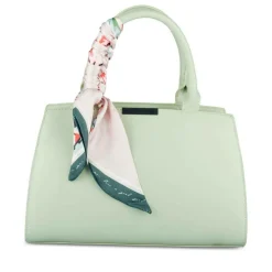 Sac à Main VERT Femme Motif Fleuri