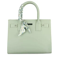 Sac à Main VERT Femme Motif Fleuri