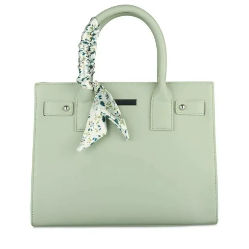 Sac à Main VERT Femme Motif Fleuri