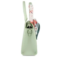 Sac à Main VERT Femme Motif Fleuri