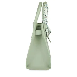 Sac à Main VERT Femme Motif Fleuri