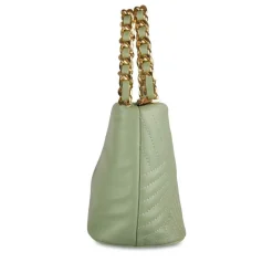 Sac à Main VERT Femme Motif Uni