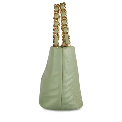 Sac à Main VERT Femme Motif Uni
