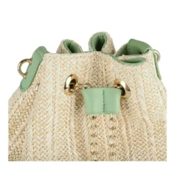 Sac à Main VERT Femme Motif Uni
