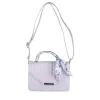 Sac à Main VIOLET Femme Motif Fleuri