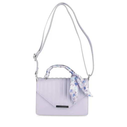 Sac à Main VIOLET Femme Motif Fleuri