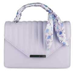 Sac à Main VIOLET Femme Motif Fleuri