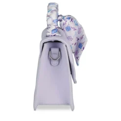 Sac à Main VIOLET Femme Motif Fleuri