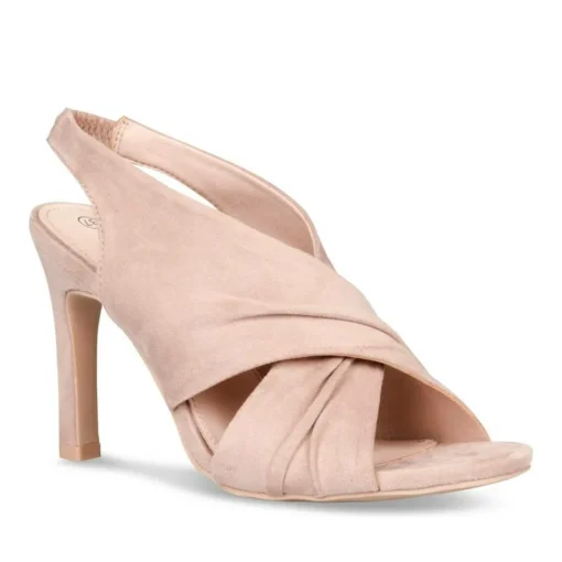 Sandales Aiguille BEIGE Femme Elastique