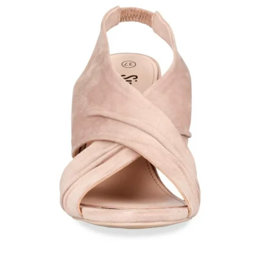 Sandales Aiguille BEIGE Femme Elastique
