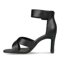 Sandales Aiguille NOIR Femme Motif Uni Boucle