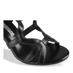 Sandales Aiguille NOIR Femme Motif Uni Boucle