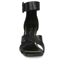Sandales Aiguille NOIR Femme Motif Uni Boucle