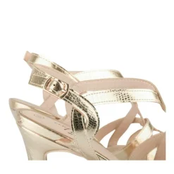 Sandales Aiguille OR Femme Motif Uni A Enfiler
