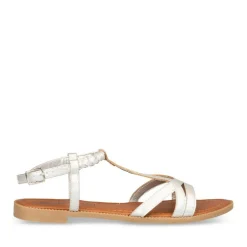 Sandales ARGENT Femme Boucle