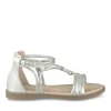 Sandales ARGENT Fille Motif Iridescent Fermeture éclair