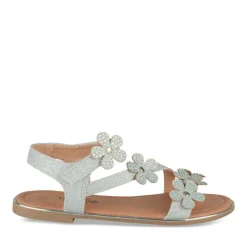 Sandales ARGENT Fille Motif Paillettes Scratch