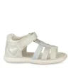 Sandales ARGENT Fille Motif Multicolore Scratch
