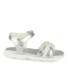 Sandales ARGENT Fille Motif Iridescent Scratch