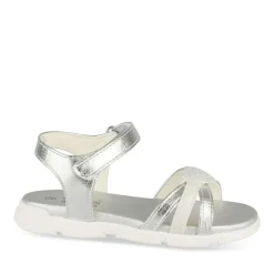 Sandales ARGENT Fille Motif Iridescent Scratch