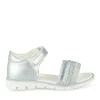 Sandales ARGENT Fille Motif Perle Scratch